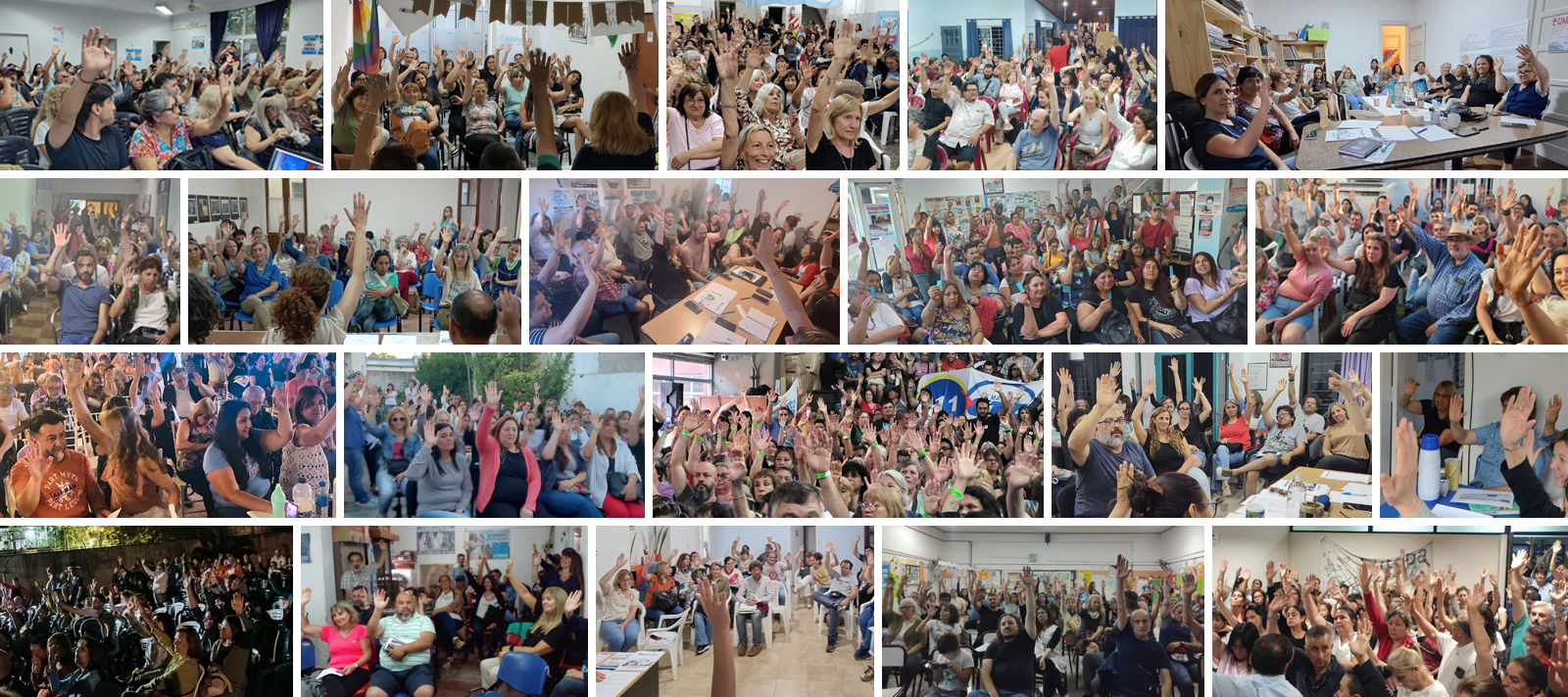 DEMOCRACIA SINDICAL: MASIVA PARTICIPACIÓN EN LAS ASAMBLEAS DE AFILIADXS EN TODA LA PROVINCIA