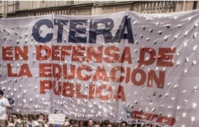 LA CTERA DEMANDA FINANCIAMIENTO ESTATAL Y RECHAZA LA APLICACIÓN DEL VOUCHER EDUCATIVO