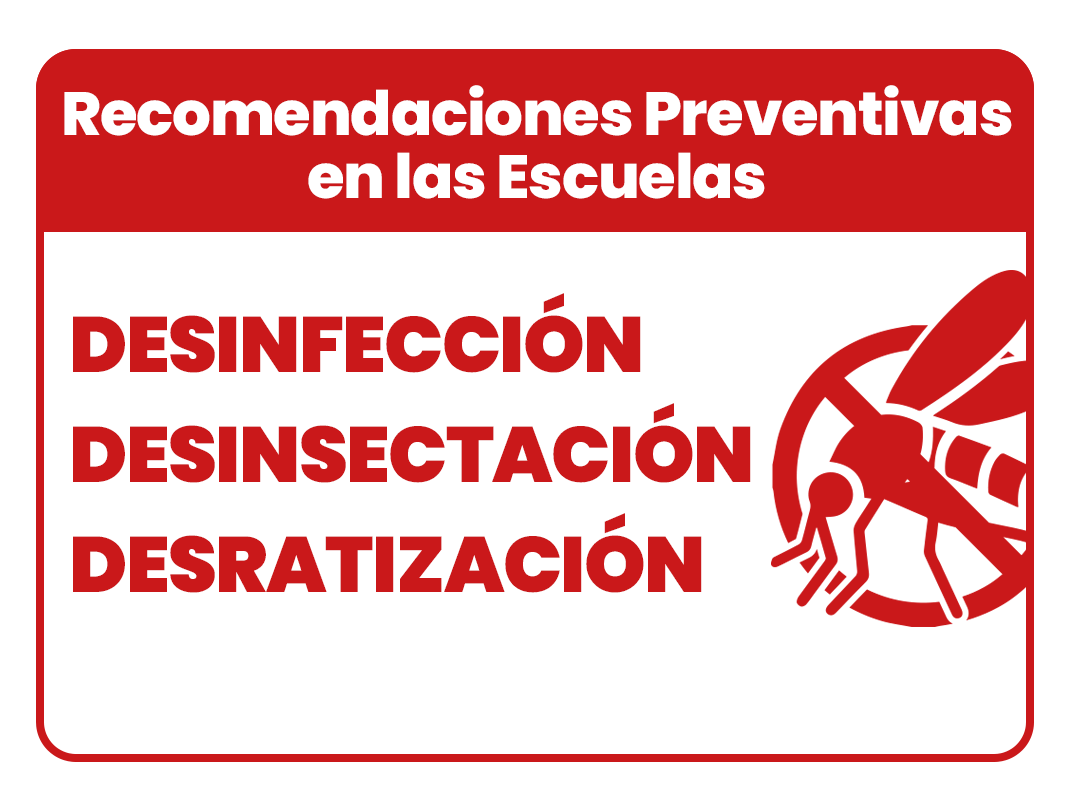 INFORMACIÓN SOBRE MEDIDAS PREVENTIVAS EN LAS ESCUELAS