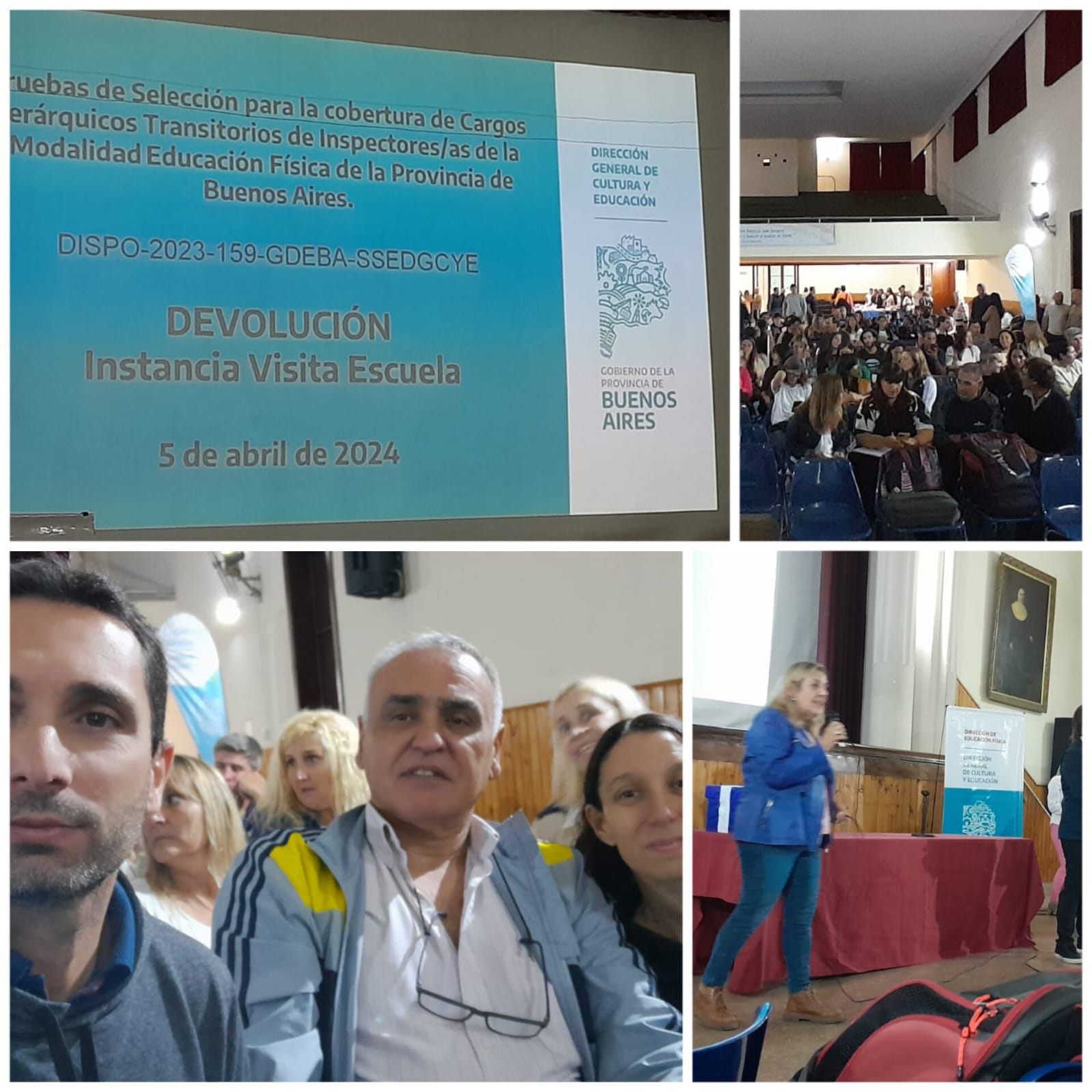 ACOMPAÑAMOS PRUEBA DE SELECCIÓN PARA INSPECTORXS DE EDUCACIÓN FÍSICA