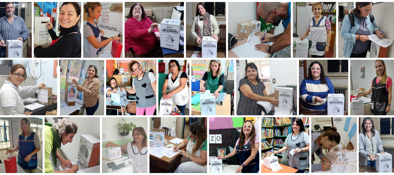 SE REALIZARON ELECCIONES DE DELEGADXS EN TODAS LAS ESCUELAS DE LA PROVINCIA