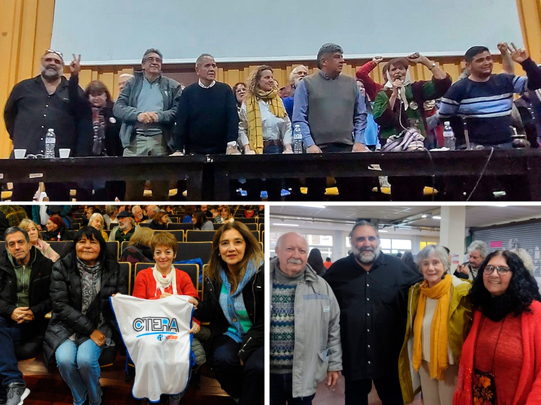 SUTEBA PRESENTE EN LA FACULTAD DE CIENCIAS SOCIALES JUNTO A LAS DOS CTA Y LA CGT