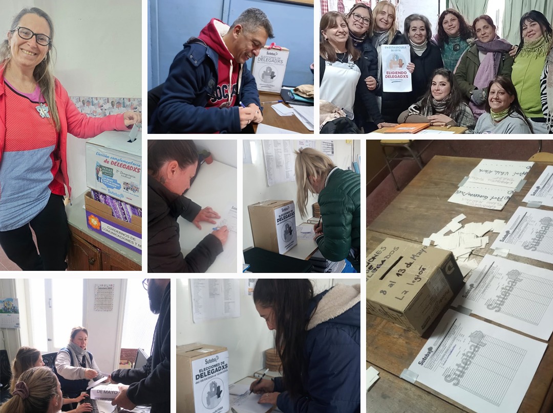 ¡DELEGADXS SINDICALES EN TODAS LAS ESCUELAS!