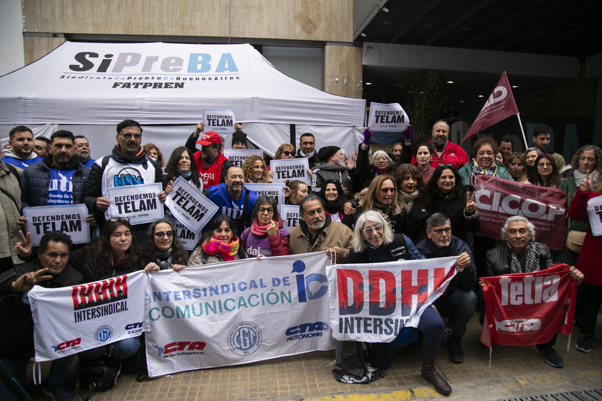 LAS INTERSINDICALES VISITARON A LXS TRABAJADORXS DE TÉLAM