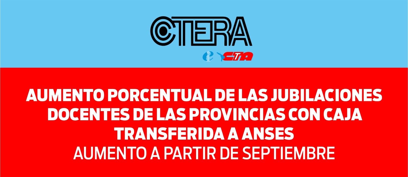 AUMENTO PORCENTUAL DE LAS JUBILACIONES DOCENTES DE LAS PROVINCIAS CON CAJA TRANSFERIDA A ANSES