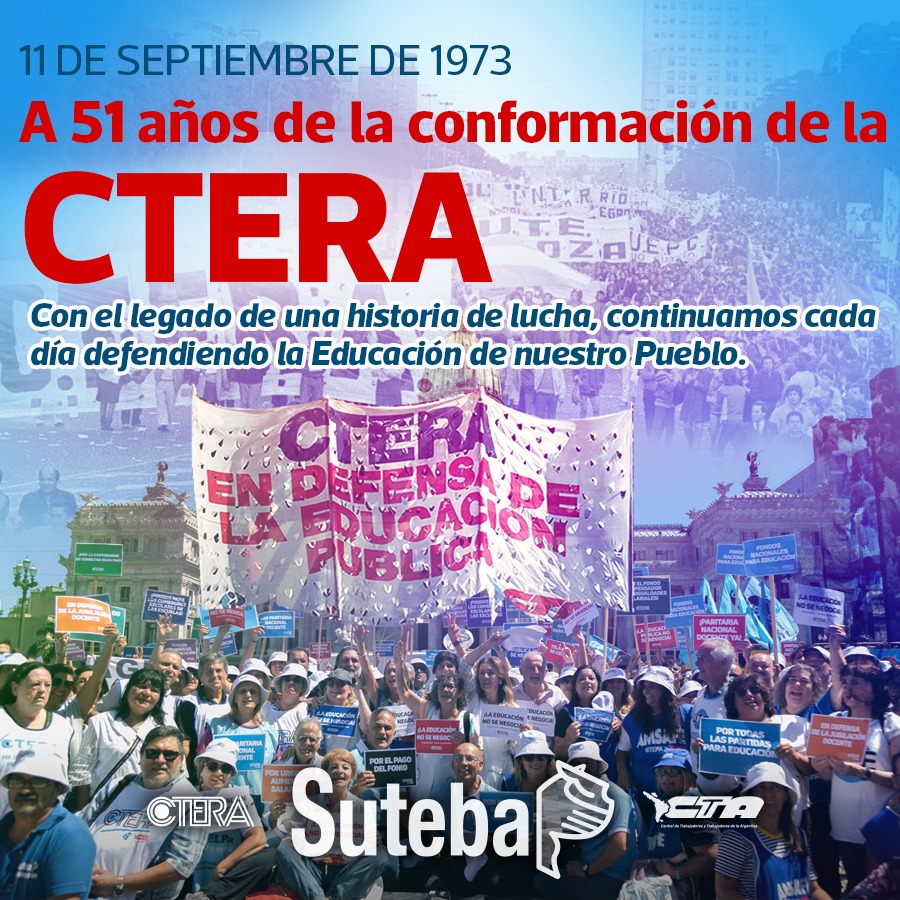11 DE SEPTIEMBRE: CREACIÓN DE LA CTERA