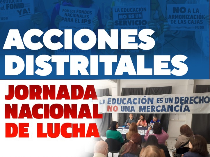 EL FUDB REALIZÓ CONFERENCIAS DE PRENSA DISTRITALES