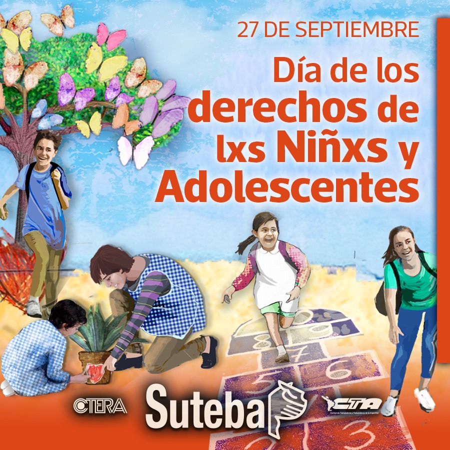 27 DE SEPTIEMBRE: DÍA DE LOS DERECHOS DE NIÑXS Y ADOLESCENTES