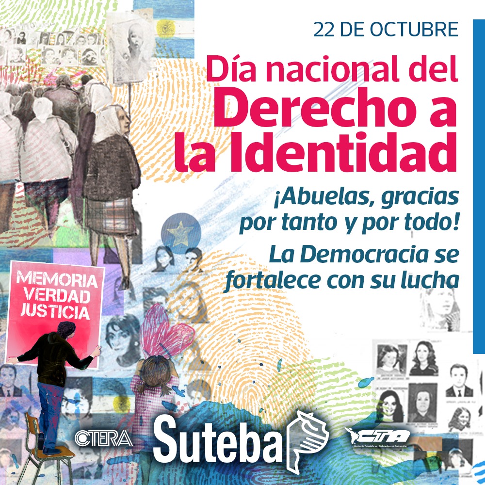 22 DE OCTUBRE: DÍA NACIONAL DEL DERECHO A LA IDENTIDAD