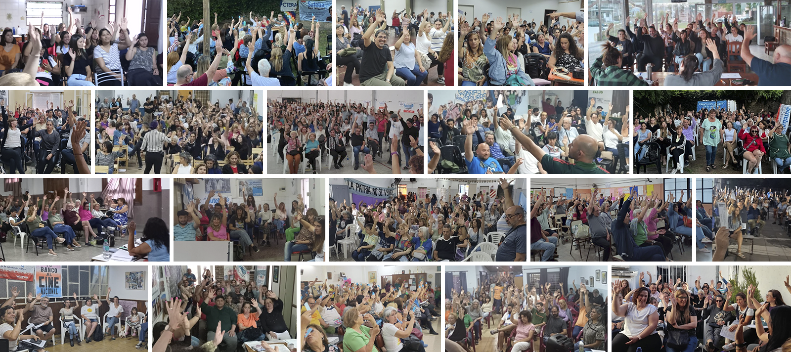 LAS ASAMBLEAS ORDINARIAS LEVANTARON LAS BANDERAS DE PARTICIPACIÓN, ORGANIZACIÓN Y LUCHA