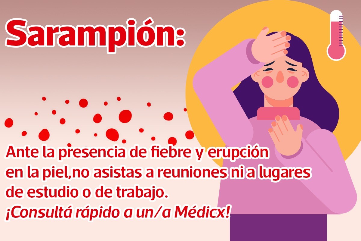 SARAMPIÓN: SE REGISTRAN CASOS EN LA PROVINCIA DE BUENOS AIRES