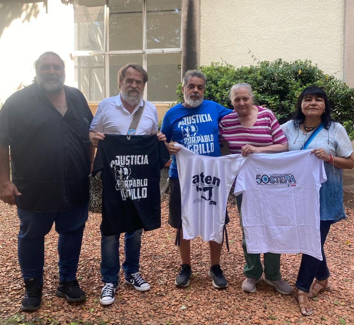 CTERA JUNTO A LA FAMILIA DE PABLO GRILLO