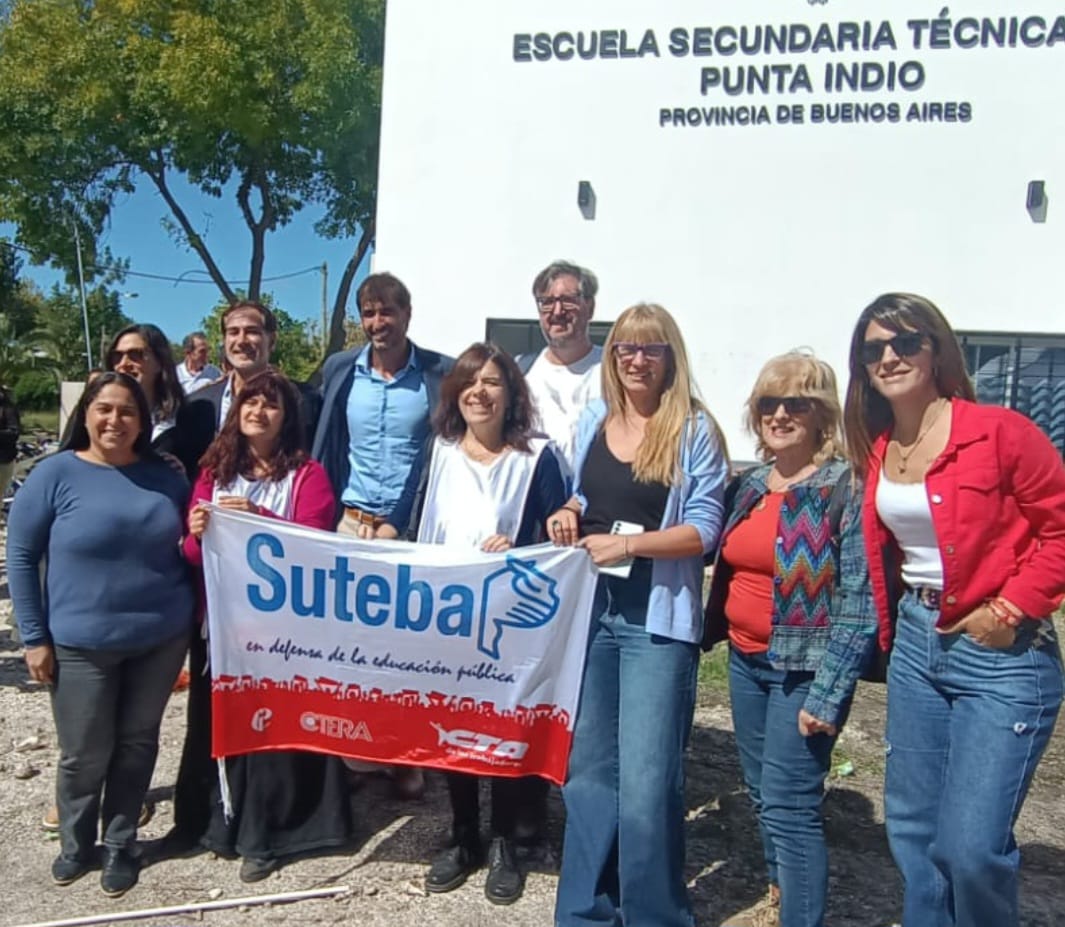 CELEBRAMOS LA INAUGURACIÓN DEL NUEVO EDIFICIO DE LA TÉCNICA N° 1 DE PUNTA INDIO: LLEVA LAS HUELLAS DE NUESTRAS LUCHAS