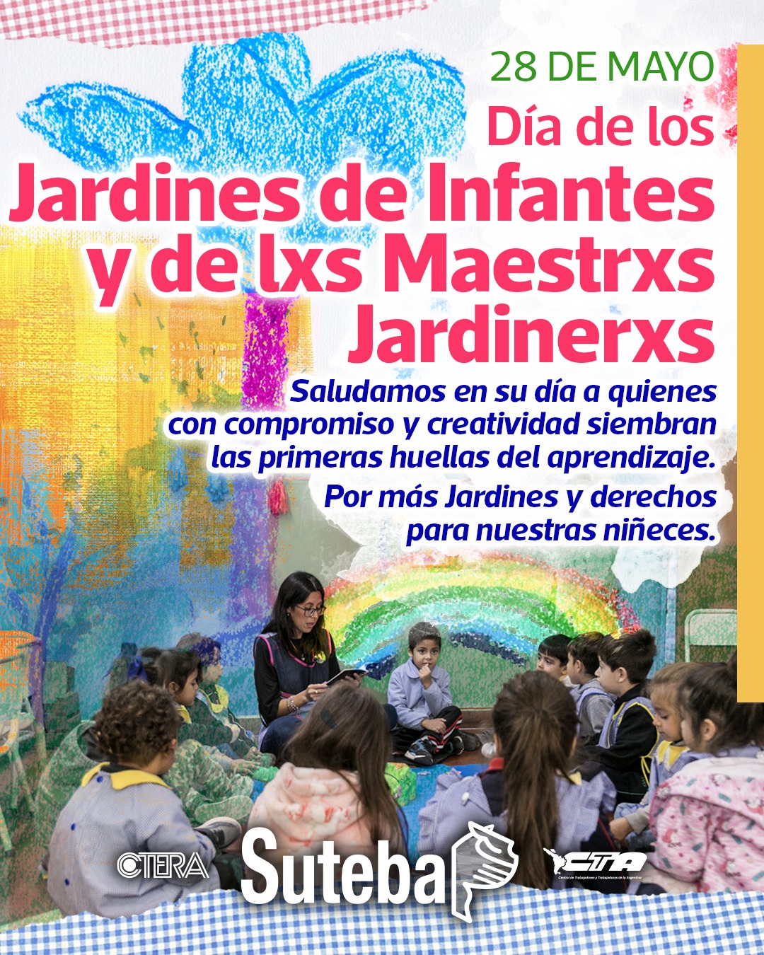 28 DE MAYO: DÍA DE LOS JARDINES DE INFANTES Y DE LXS MAESTRXS JARDINERXS