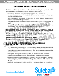 REQUISITOS-LIC. POR VÍA DE EXCEPCIÓN