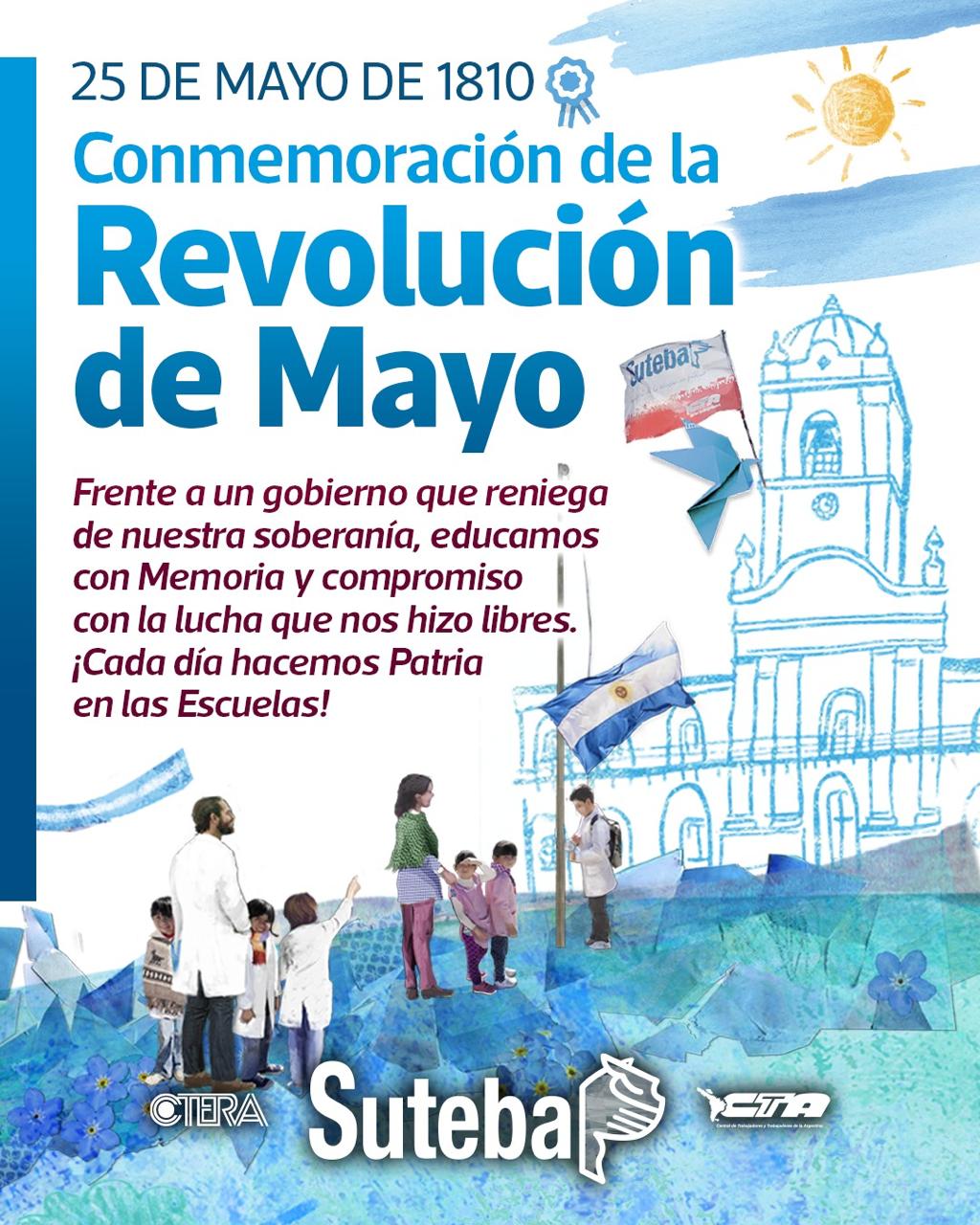 25 DE MAYO: CONMEMORACIÓN DE LA REVOLUCIÓN DE MAYO
