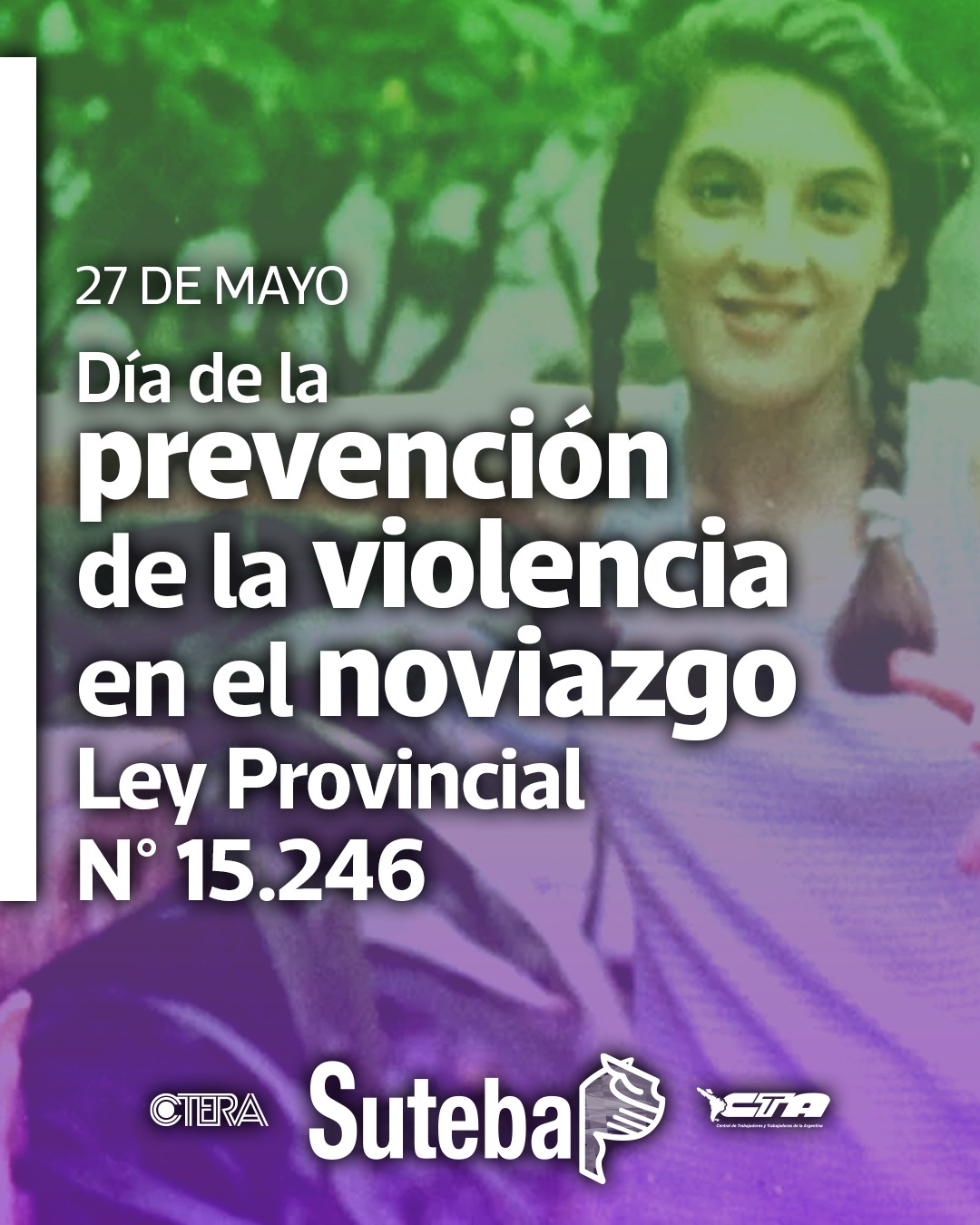 27 DE MAYO: DÍA DE LA PREVENCIÓN DE LA VIOLENCIA EN EL NOVIAZGO