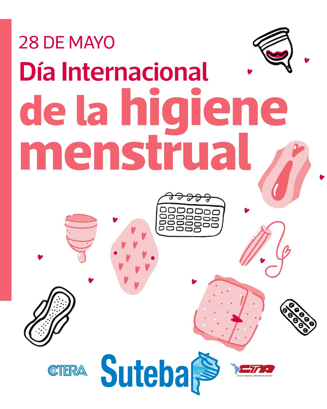 28 DE MAYO: DÍA INTERNACIONAL DE LA HIGIENE MENSTRUAL