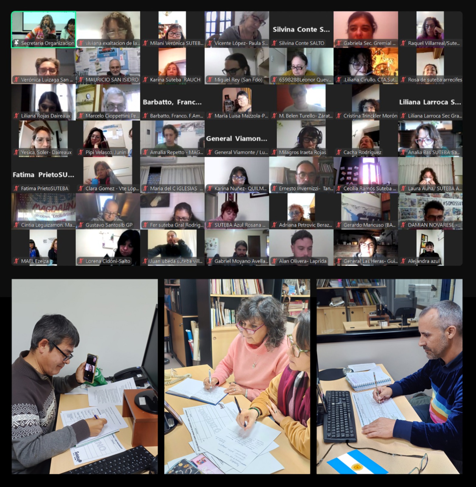 Trabajo en comisiones