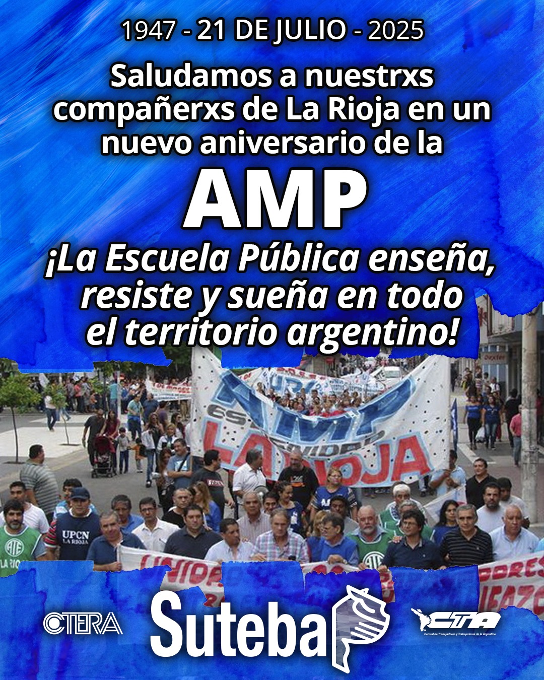 SALUDAMOS A NUESTRXS COMPAÑERXS DE LA RIOJA