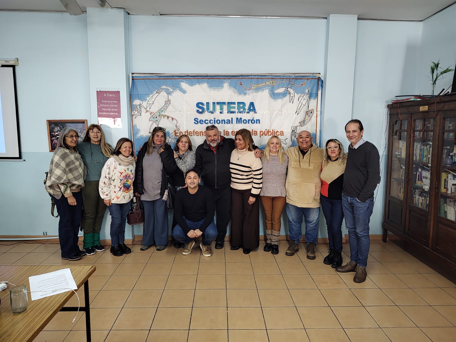 JUBILACIONES: JORNADA DE TRABAJO EN LA SEDE DEL SUTEBA MORÓN