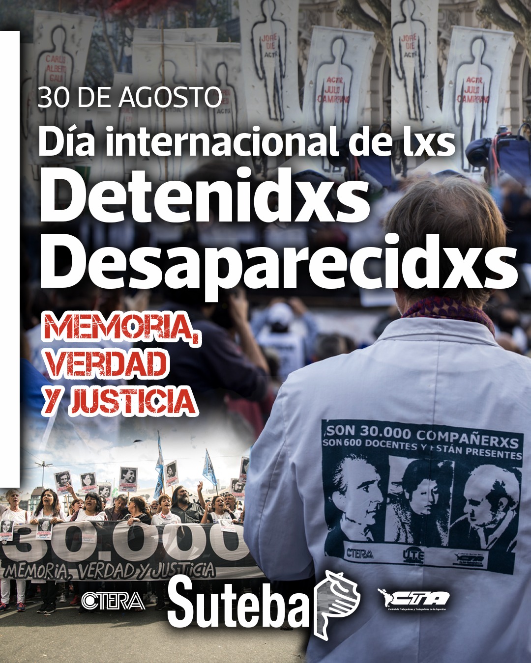 30 DE AGOSTO: DÍA INTERNACIONAL DE LXS DETENIDXS DESAPARECIDXS