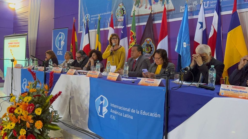CTERA EN EL MOVIMIENTO PEDAGÓGICO LATINOAMERICANO EN LIMA, PERÚ