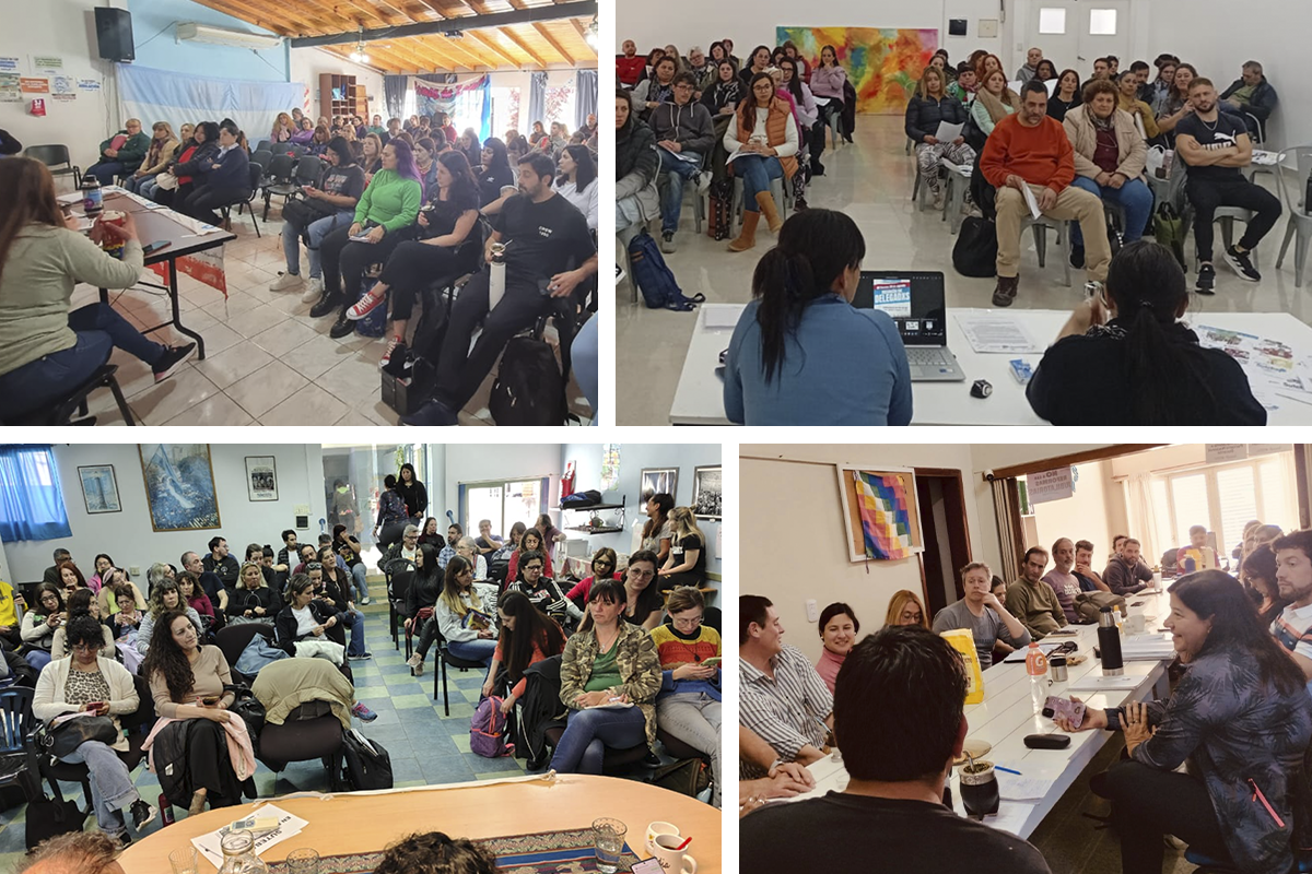 SE REALIZARON INTENSAS REUNIONES DE DELEGADXS EN TODA LA PROVINCIA