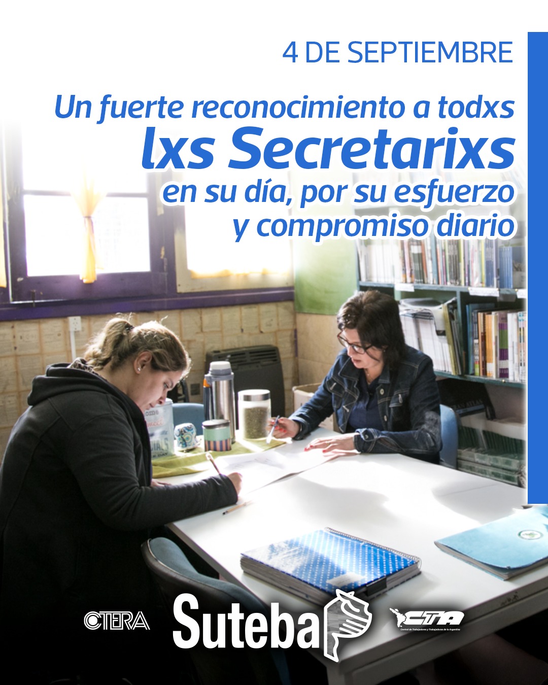 4 DE SEPTIEMBRE: DÍA DE LXS SECRETARIXS