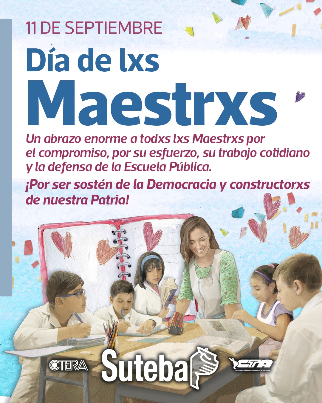 11 DE SEPTIEMBRE: DÍA DE LXS MAESTRXS
