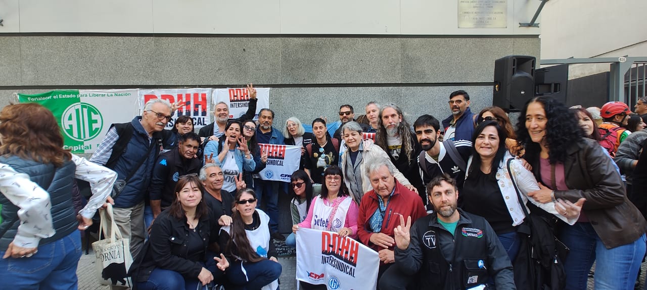 SUTEBA EN EL HOMENAJE A LXS TRABAJADORXS DETENIDXS DESAPARECIDXS Y ASESINADXS