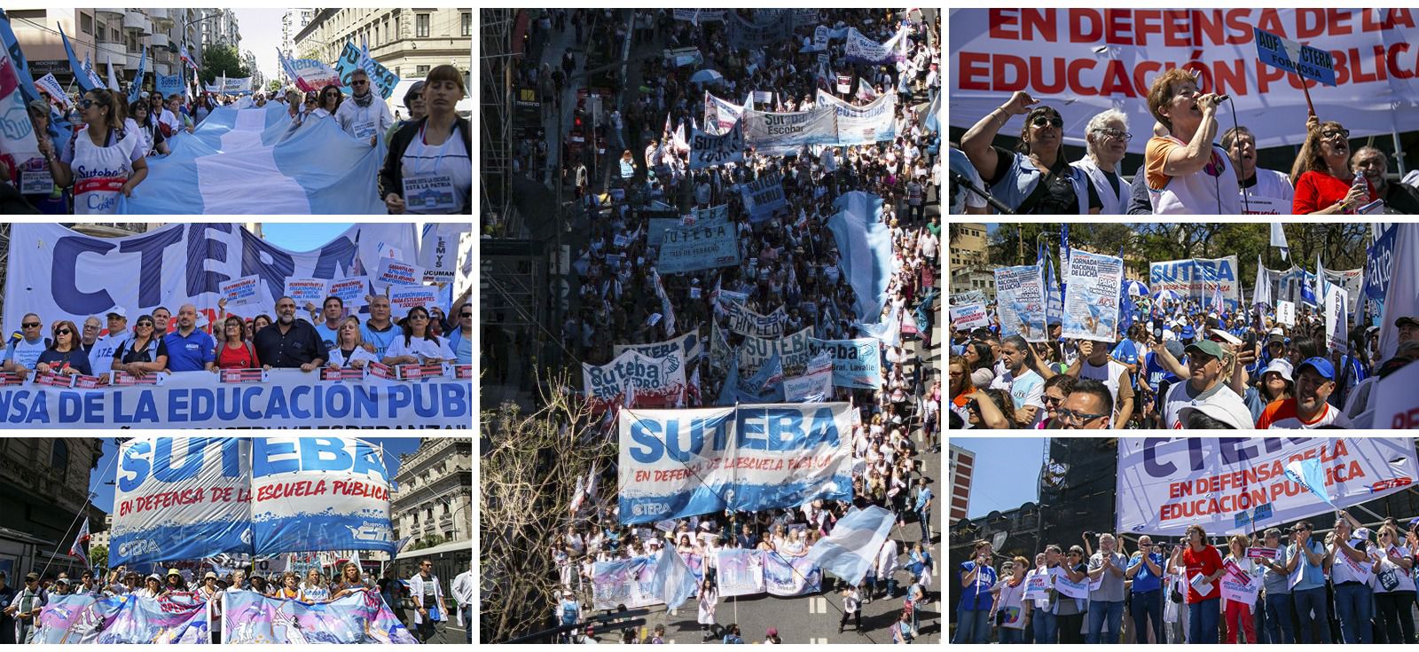 SUTEBA PRESENTE EN LA MULTITUDINARIA MARCHA FEDERAL EDUCATIVA