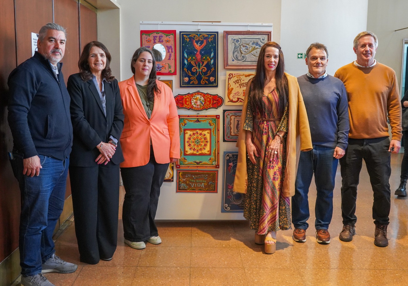 PRESENTES EN LA INAUGURACIÓN DE LA MUESTRA "FILETE ES PATRIMONIO"