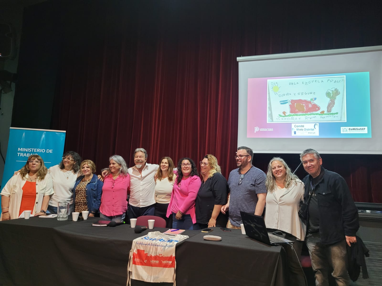 SUTEBA PARTICIPÓ DE LA JORNADA PROVINCIAL DE LA COMISIÓN MIXTA DE SALUD Y SEGURIDAD EN EL EMPLEO PÚBLICO