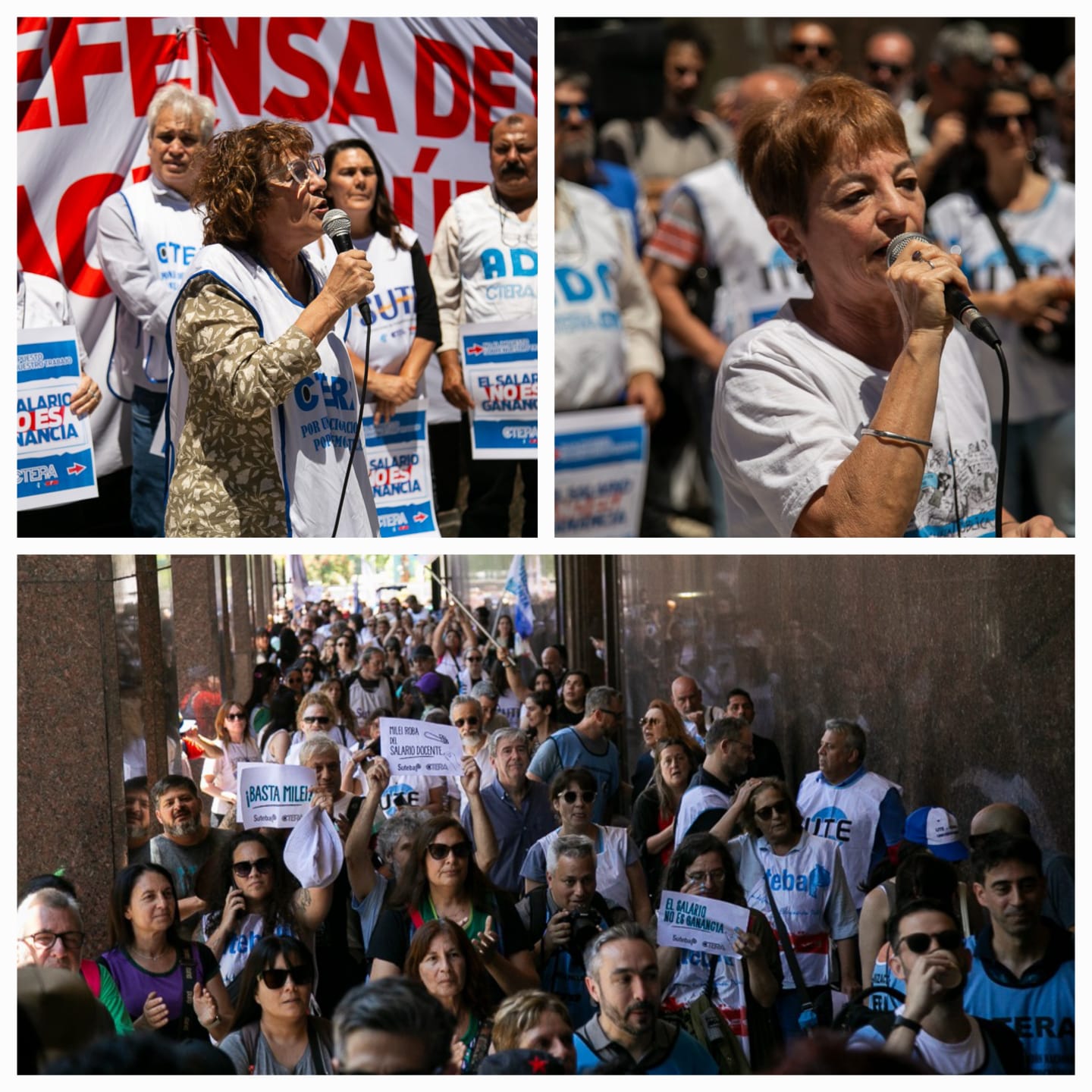 ¡EL SALARIO NO ES GANANCIA!: NOS MOVILIZAMOS AL MINISTERIO DE ECONOMÍA CONTRA EL SAQUEO DE MILEI Y CAPUTO