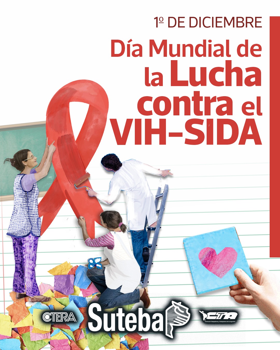 1º DE DICIEMBRE: DÍA MUNDIAL DEL SIDA