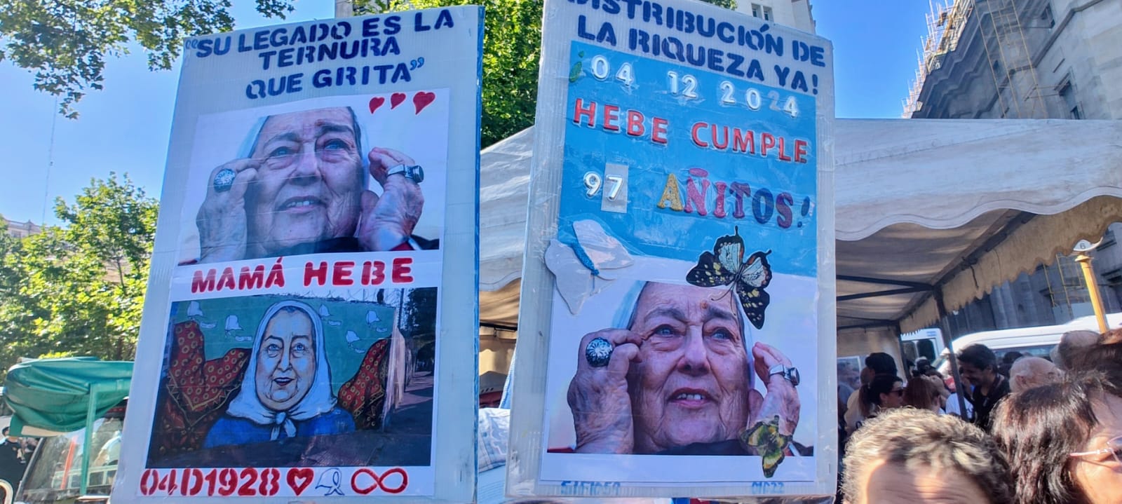 HEBE ETERNA: SUTEBA JUNTO A MADRES DE PLAZA DE MAYO EN EL HOMENAJE A HEBE DE BONAFINI