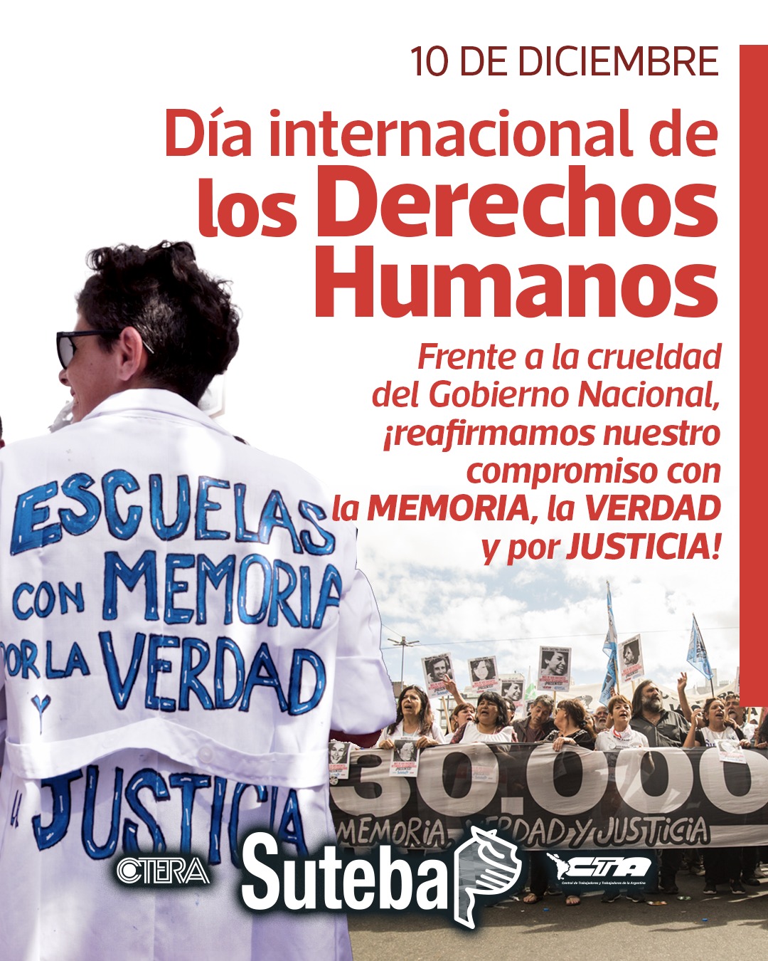 10 DE DICIEMBRE: DÍA INTERNACIONAL DE LOS DERECHOS HUMANOS