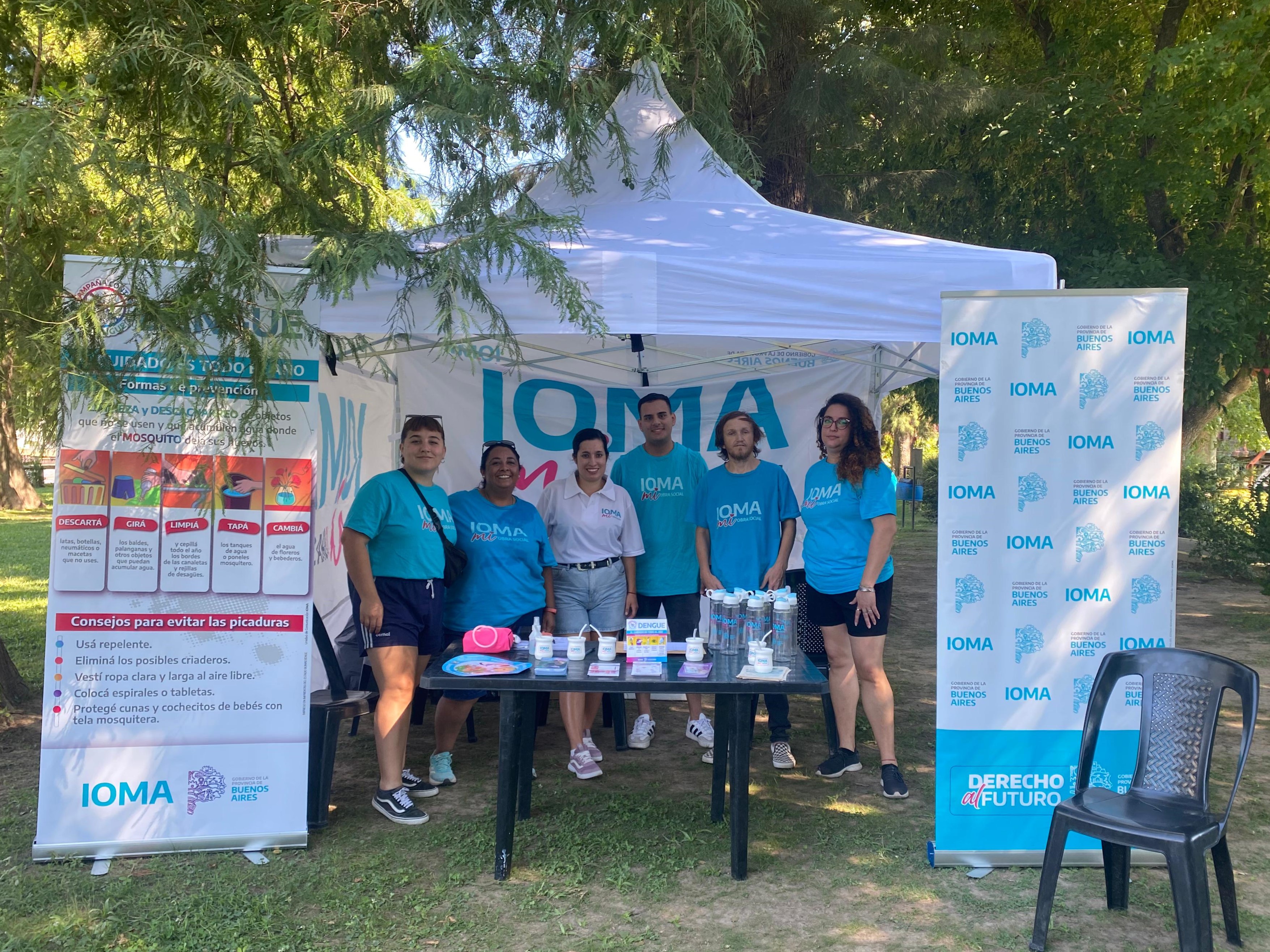 SUTEBA PROMUEVE ACCIONES DE SALUD JUNTO A IOMA EN EL RECREO DEL SINDICATO EN EL TIGRE