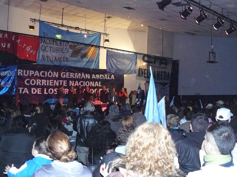 HUGO YASKY EN AVELLANEDA