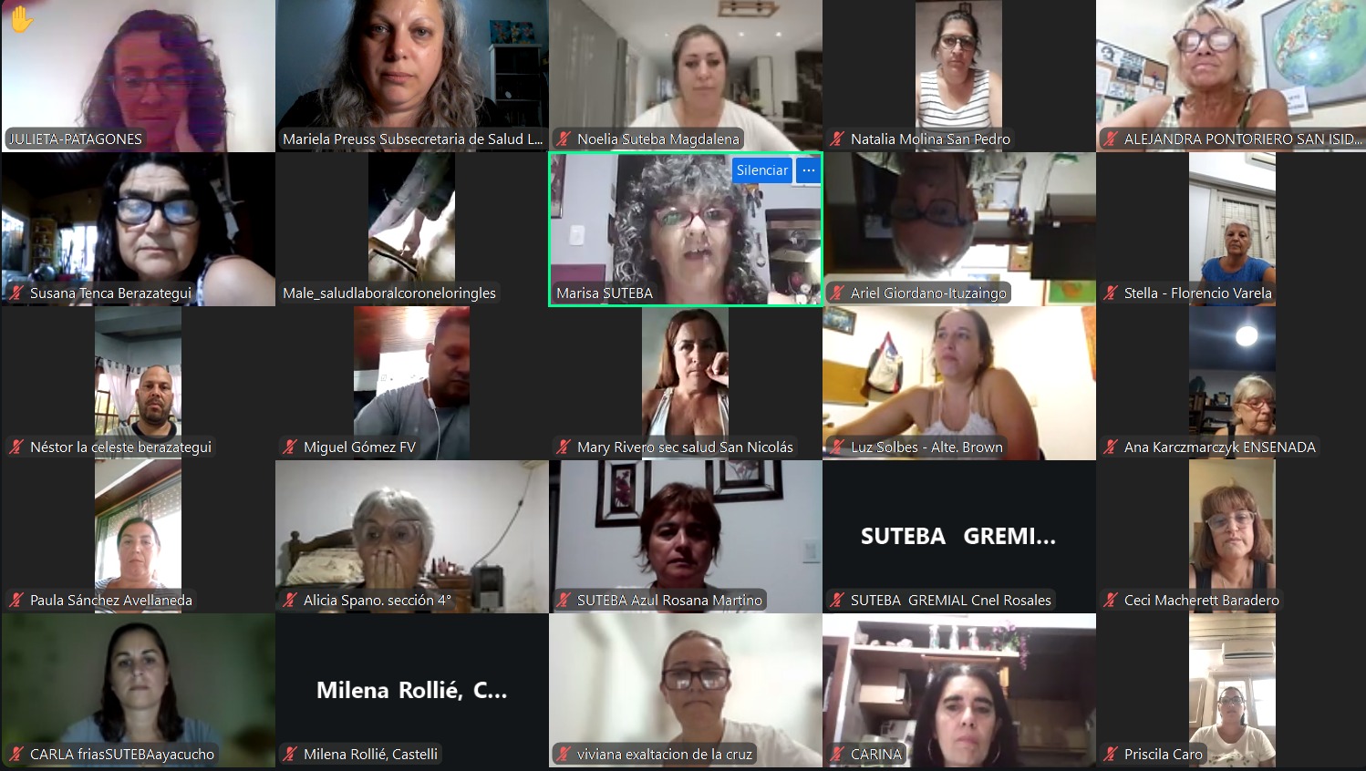 SALUD LABORAL: ENCUENTRO DE FORMACIÓN PARA LOS COMITÉS MIXTOS DISTRITALES Y SECRETARIXS DE SALUD LABORAL DE LAS SECCIONALES