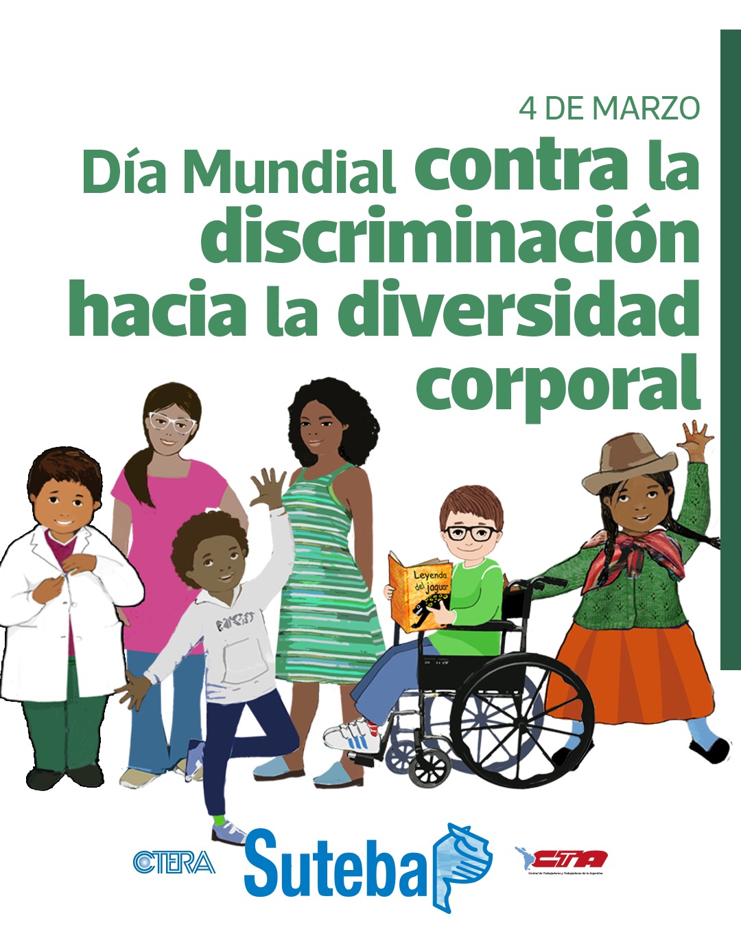 4 DE MARZO: DÍA MUNDIAL CONTRA LA GORDOFOBIA Y LA DISCRIMINACIÓN HACIA LA DIVERSIDAD CORPORAL
