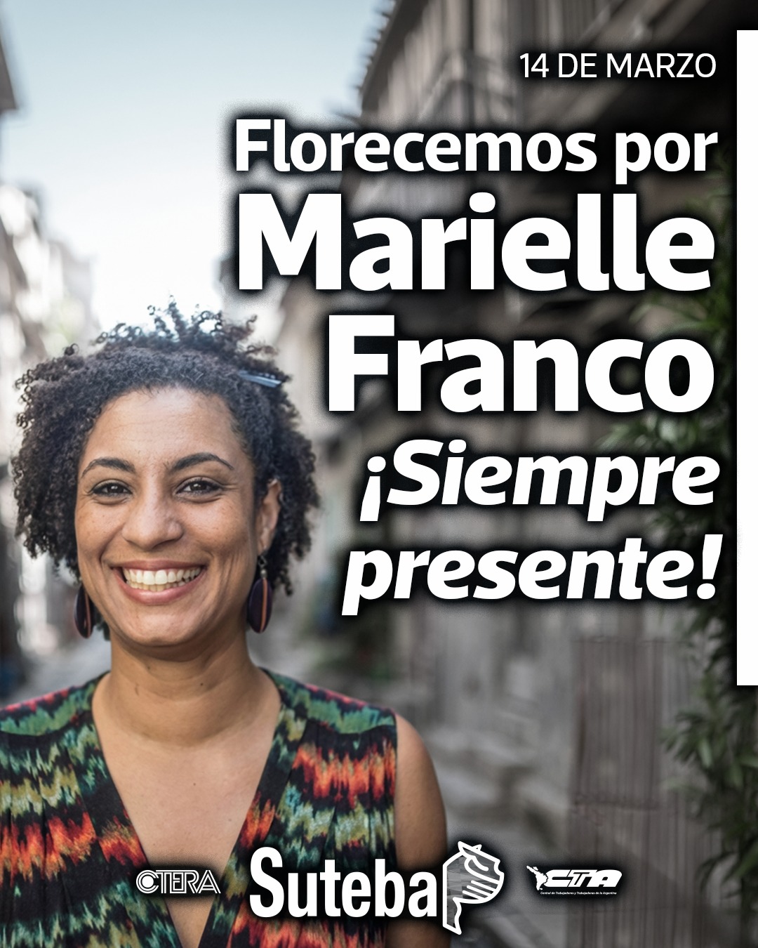 14 DE MARZO: ASESINATO DE MARIELLE FRANCO