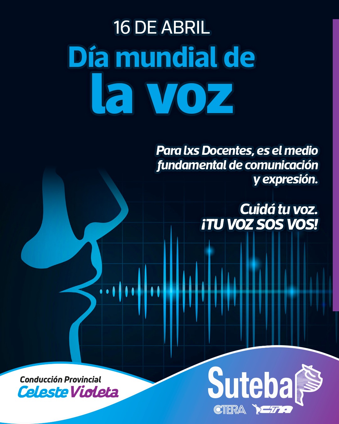 16 DE ABRIL, DÍA DE LA VOZ