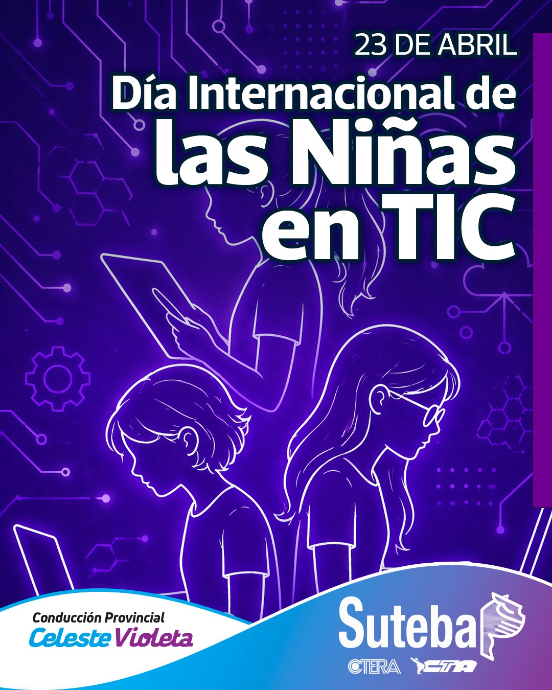 23 DE ABRIL: DÍA INTERNACIONAL DE LAS NIÑAS EN LAS TIC