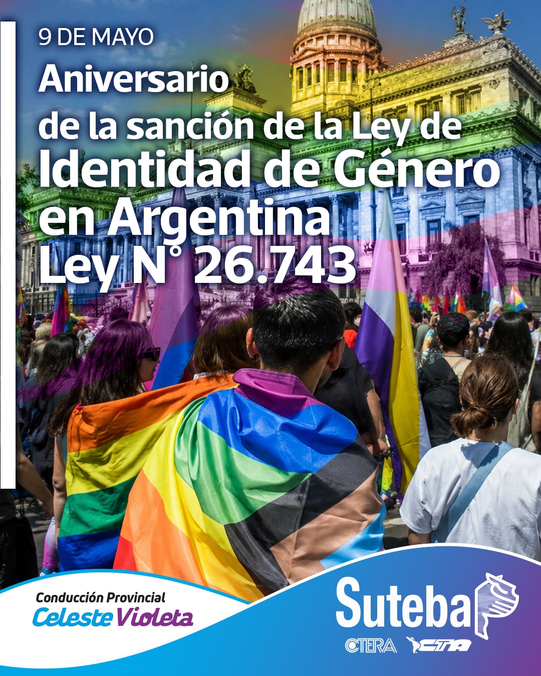 9 DE MAYO DE 2012: 14 AÑOS DE LA LEY DE IDENTIDAD DE GÉNERO