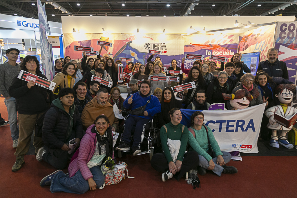 ACTIVA PARTICIPACIÓN DEL SUTEBA EN LA 50ª FERIA INTERNACIONAL DEL LIBRO