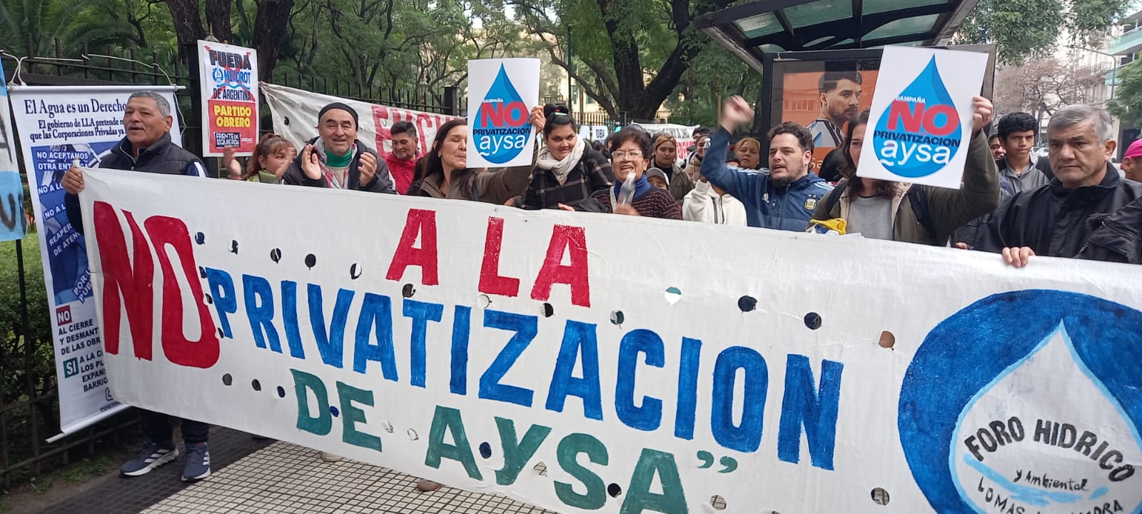 SUTEBA EN LA MOVILIZACIÓN POR EL DERECHO AL AGUA