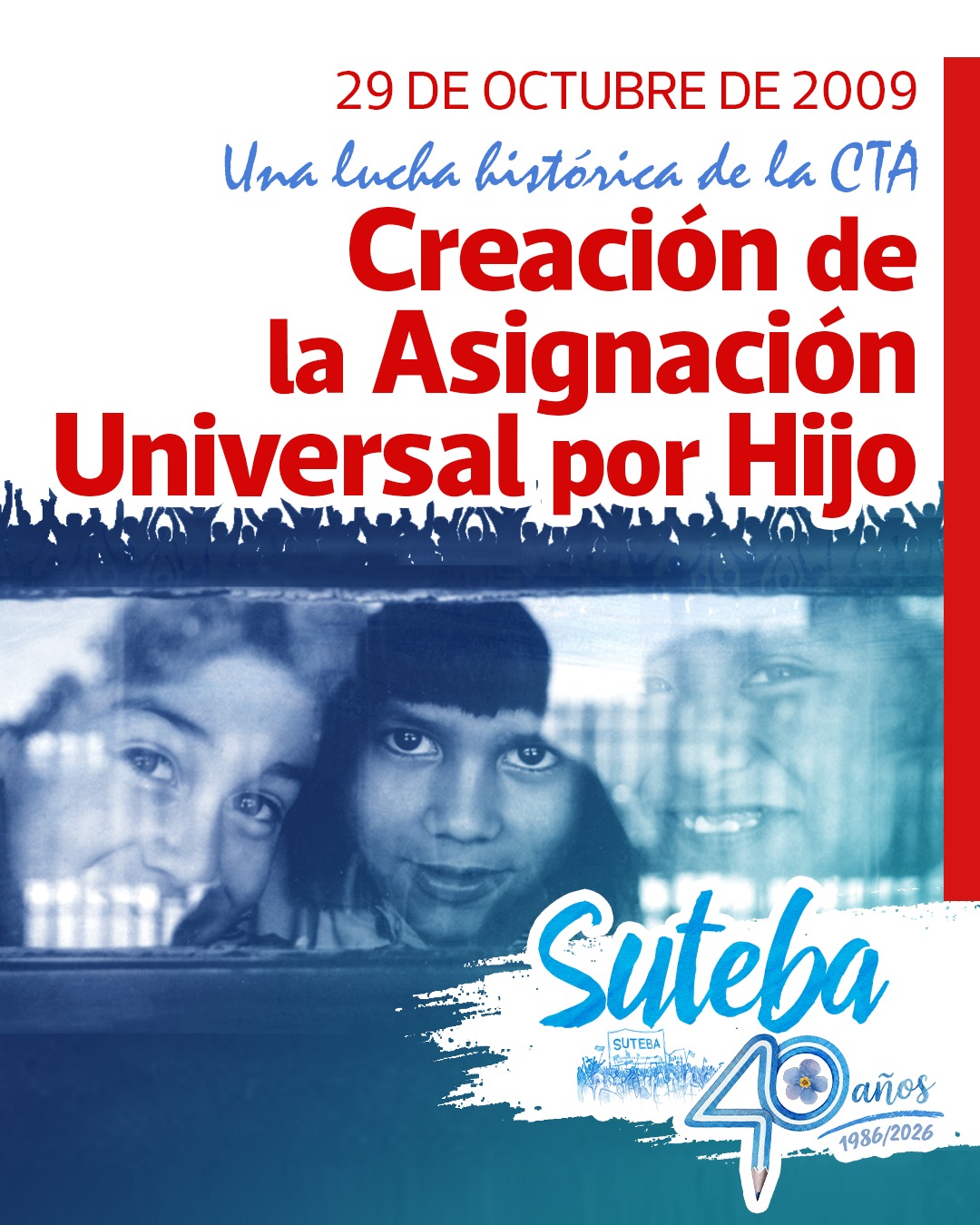 29 DE OCTUBRE: CON LAS HUELLAS DE NUESTRA LUCHA - LA ASIGNACIÓN UNIVERSAL POR HIJO