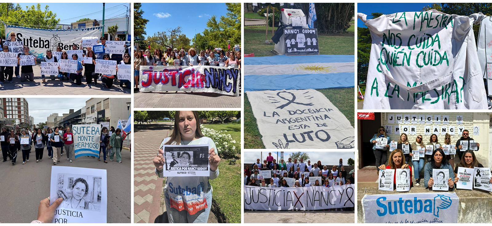 NOS FALTA UNA MAESTRA: NOS MOVILIZAMOS EN TODA LA PROVINCIA PARA EXIGIR JUSTICIA POR NANCY GODOY